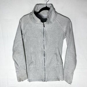 Lululemon Athletica Grey Zip Front Radiant Jacket Sweatshirt 4
